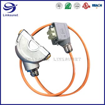 Han - Yellock 60 Connectors 5G1 Cable Wire Harness For Industrial Robot